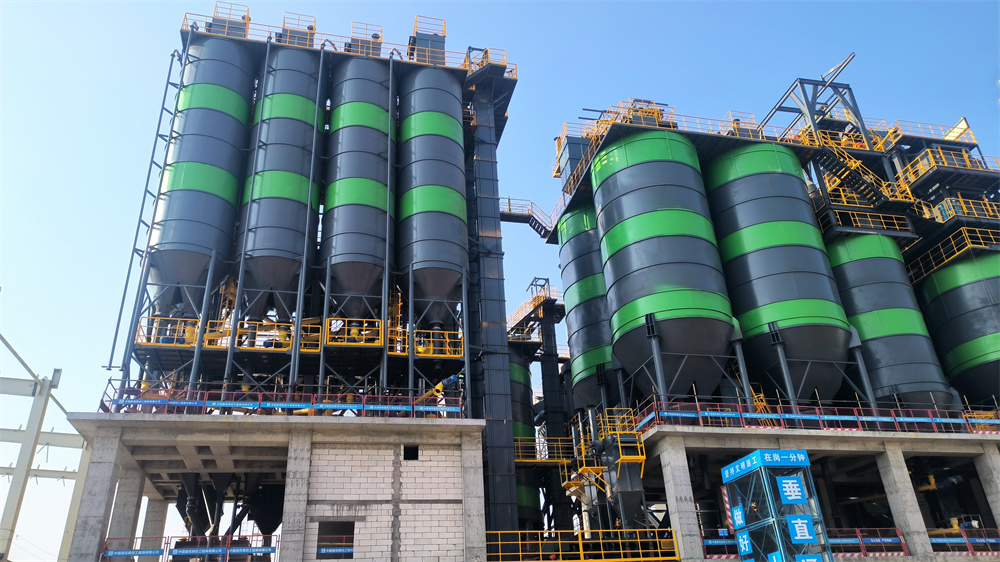 砂粉中心生产线筒仓
