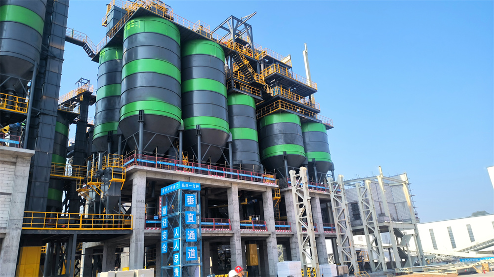 砂粉中心生产线筒仓